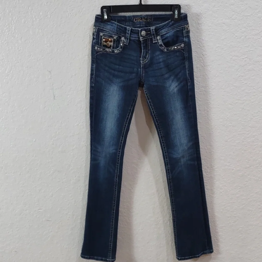 Grace Women's Blue Jeans - Picture 5 of 17
